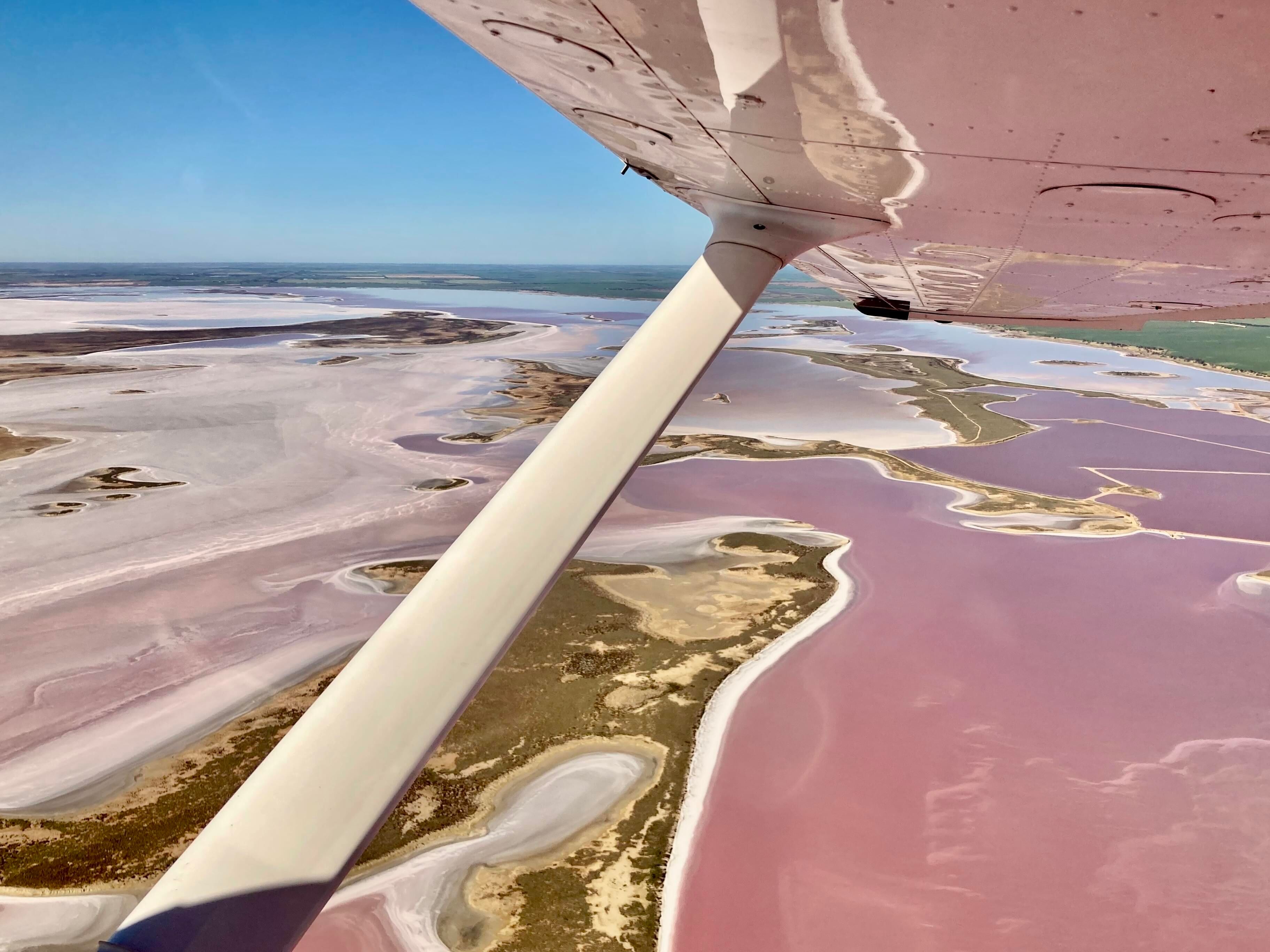 Lake Tyrrell - Wing Reflections - Peter's favorite photo.