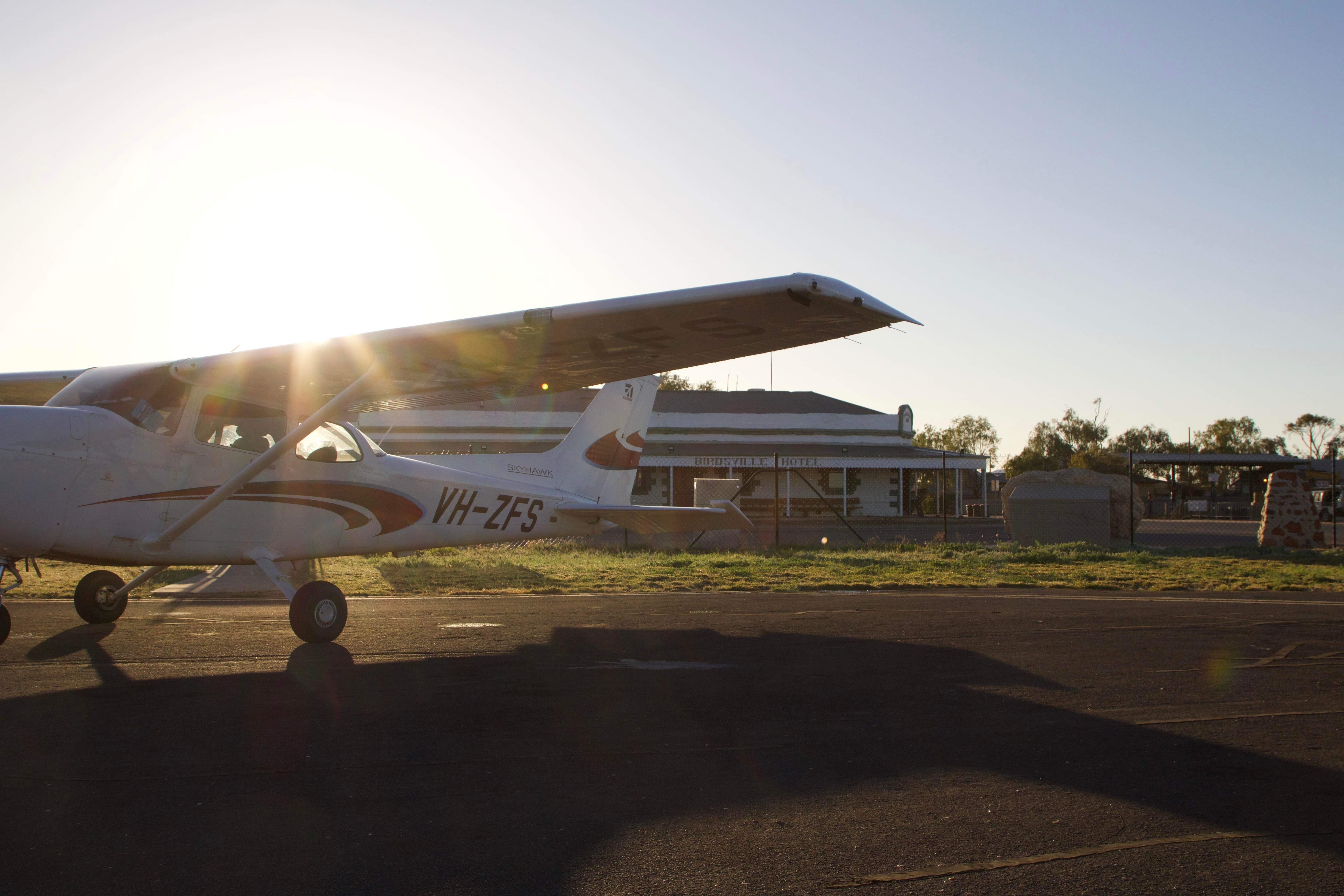 Cessna at the Birdsville Hotel