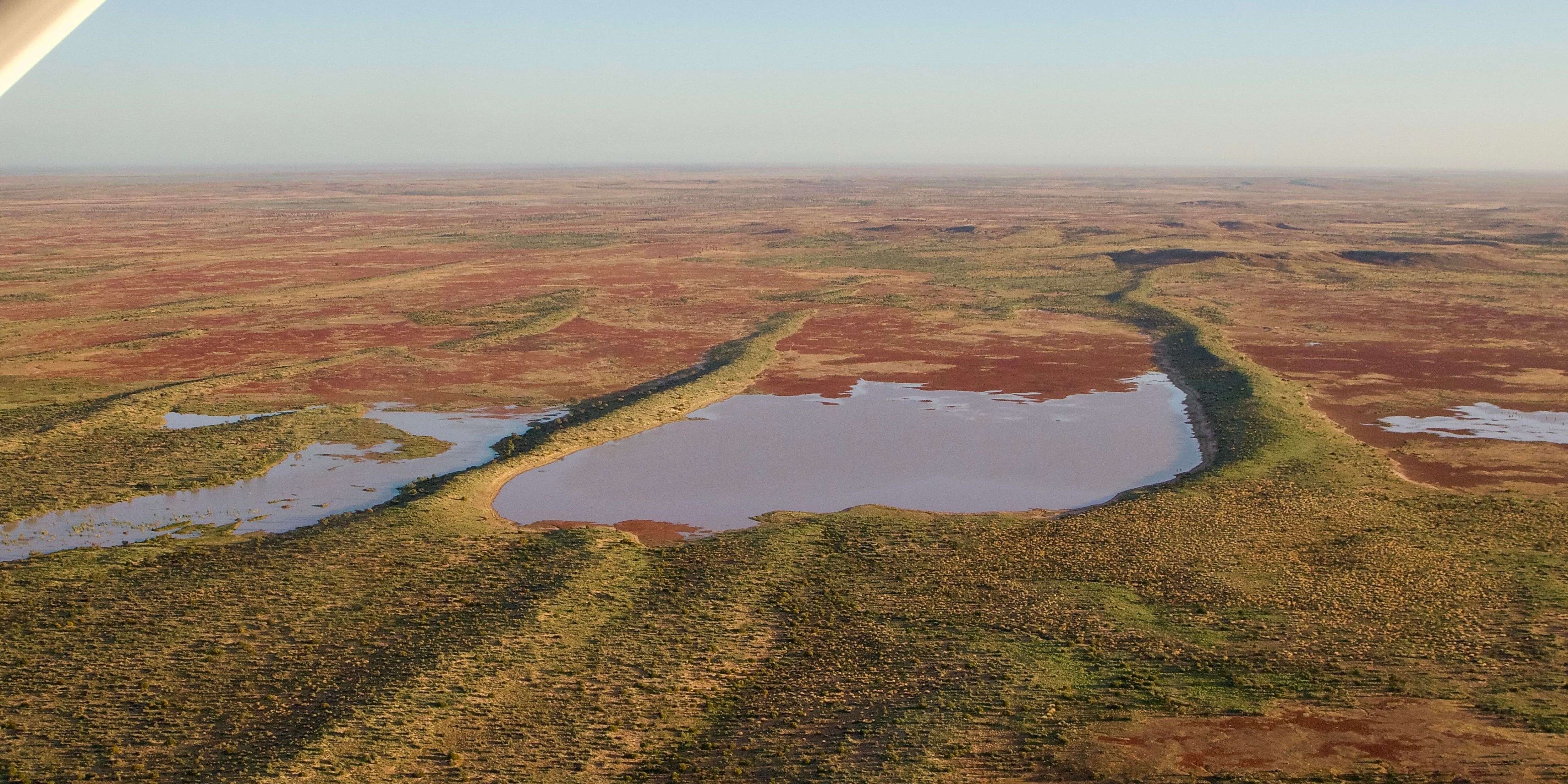 Water and dunes, Birdsville (Edit 2)