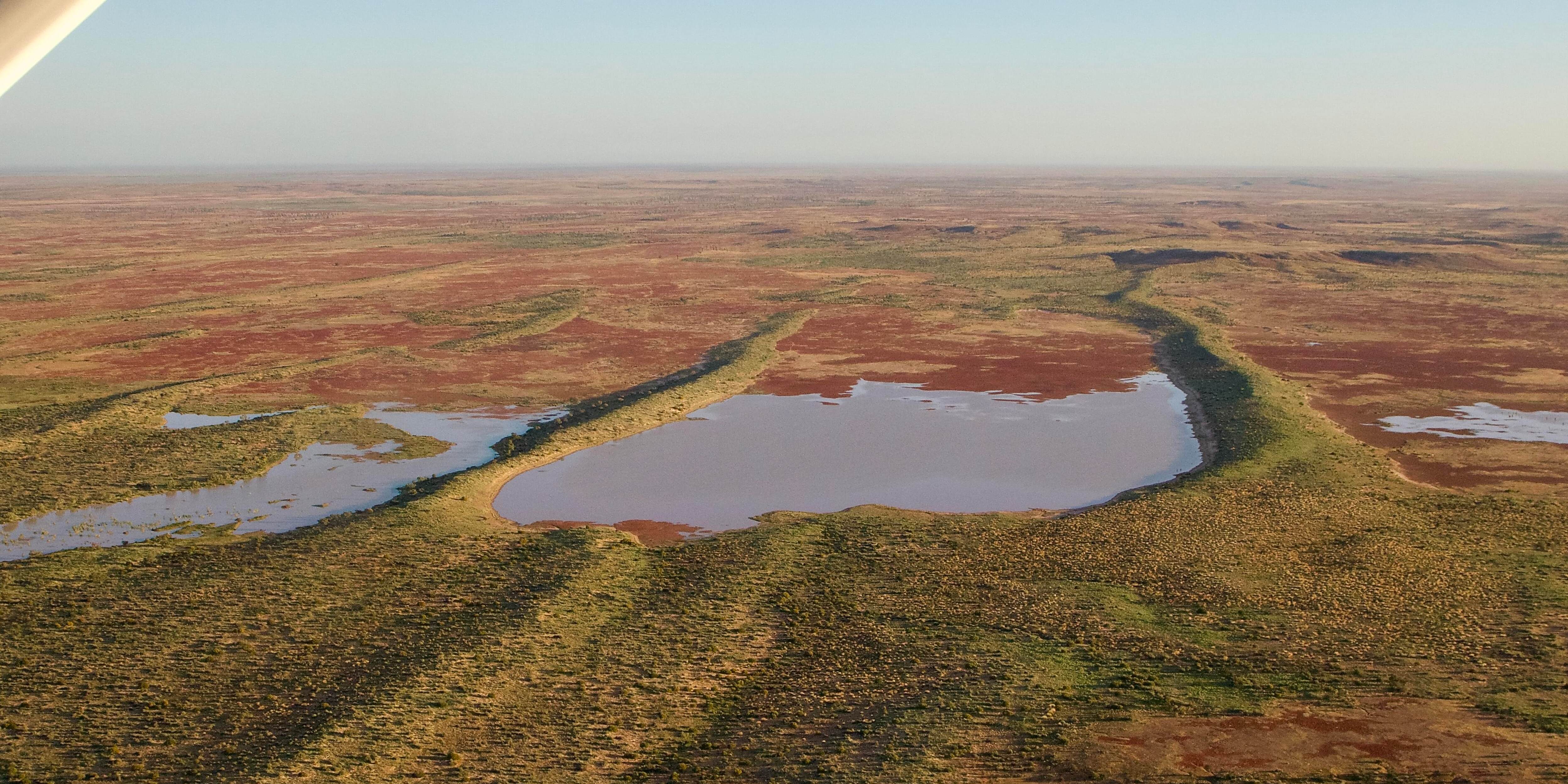 Water and dunes, Birdsville (Edit 2)